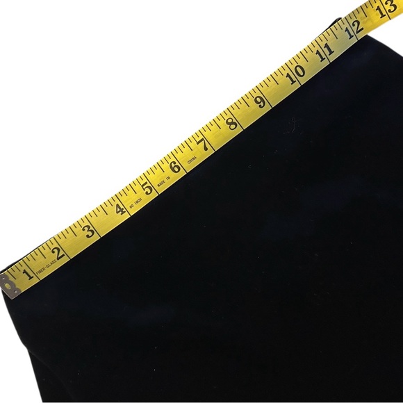 Tracy Evan’s nyc Vintage Black Maxi Skirt Velvet Size 3 EUC - Picture 7 of 11